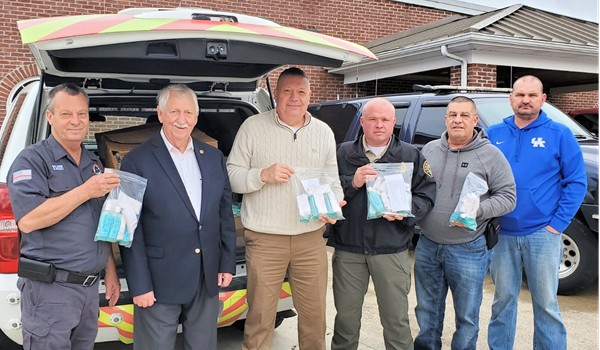 Seized sanitizer donation 600