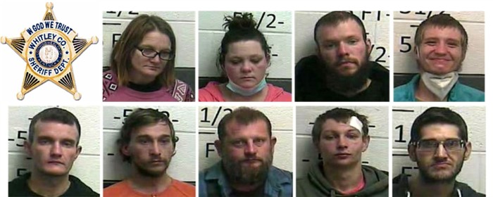 ClayCoNews - Drugs Seized & Multiple Arrests in Southern Kentucky during Recent Drug Related and Other Investigations - Arrests in Whitley Co KY