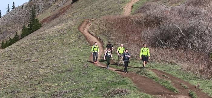 Green Hornets training on Dog Mountain