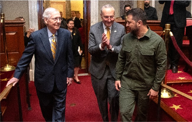 McConnell Zelensky Capitol