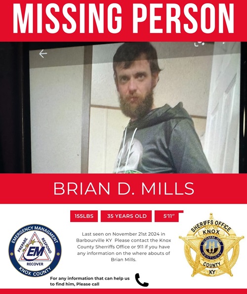 Mills missing flyer