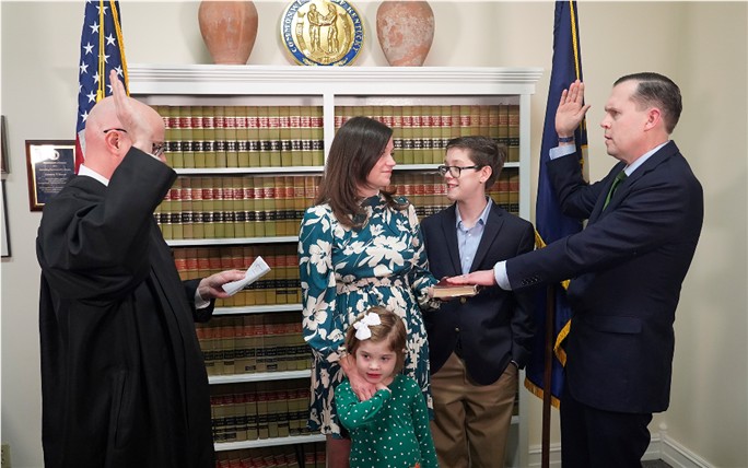 Russell Coleman Sworn In as KY AG 1