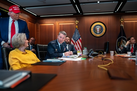 Trump in Situation Room June 21 2025