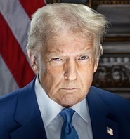 President Trump portrait 2025 150